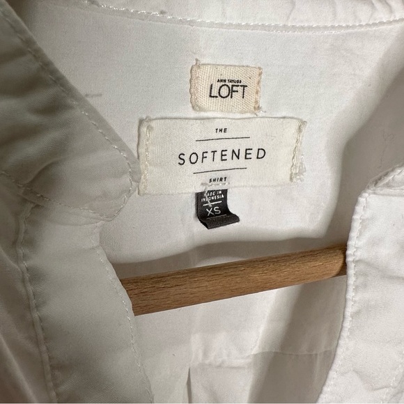 Loft | White The Softened Bell Sleeve Shirt - Picture 7 of 9